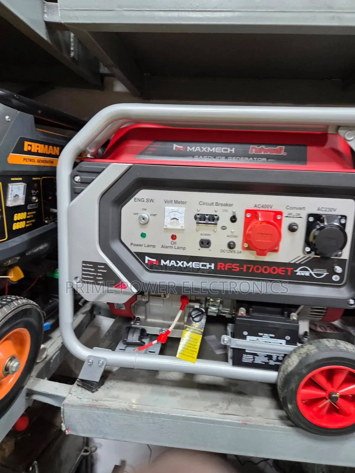 15kVA Maxmech 3-Phase Petrol Generator – 100% Copper Coil