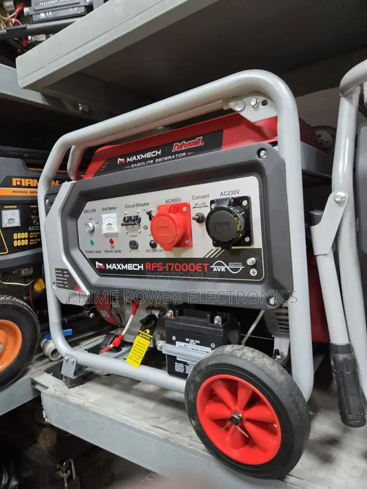 Original 15kVA Maxmech 3-Phase Generator – 100% Copper