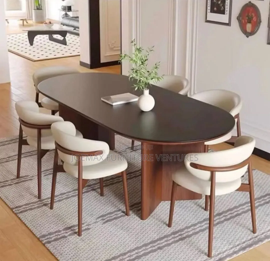 Turkey Dining Table By6 With Fabric Chairs