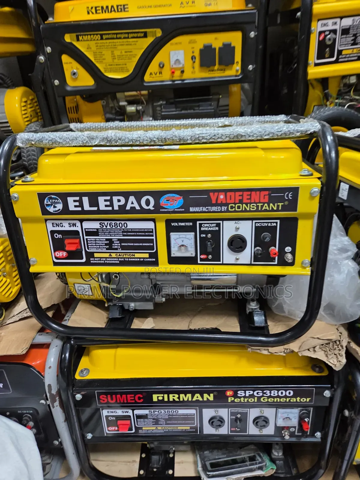 Elepaq 4.5kVA Generator Manual – Setup, Operation Safety Tips