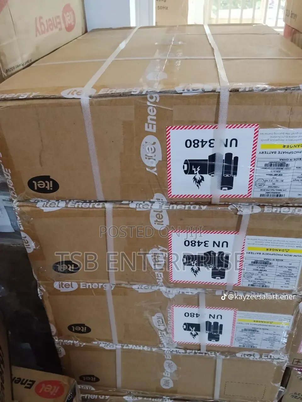 Brand New Itel Ess 2.56kwh 24v 100ah Lithium Battery - Ipw-25100