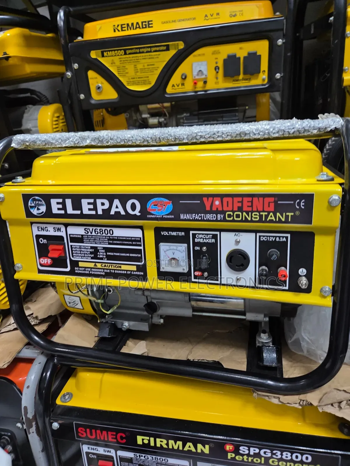 Elepaq 4.5kVA Constant Petrol Generator Safety and Operation Guide