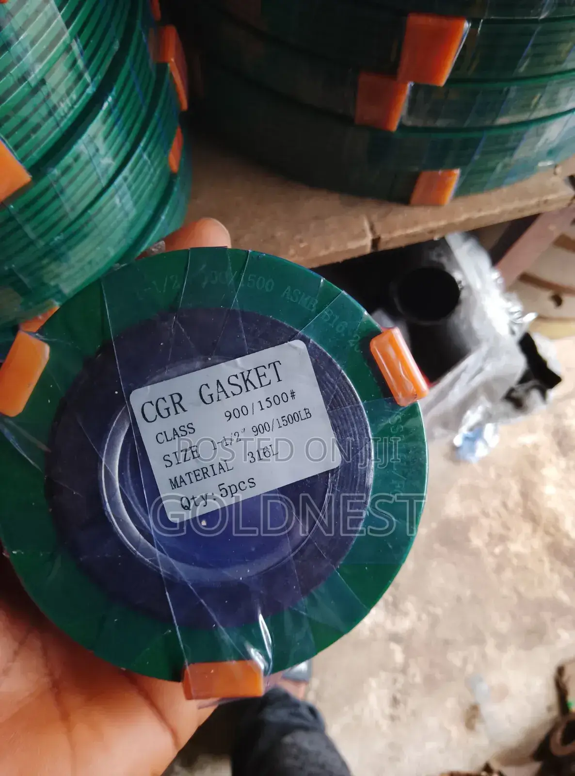 1/2" CGI Type Spiral Wound Gasket by 9pp