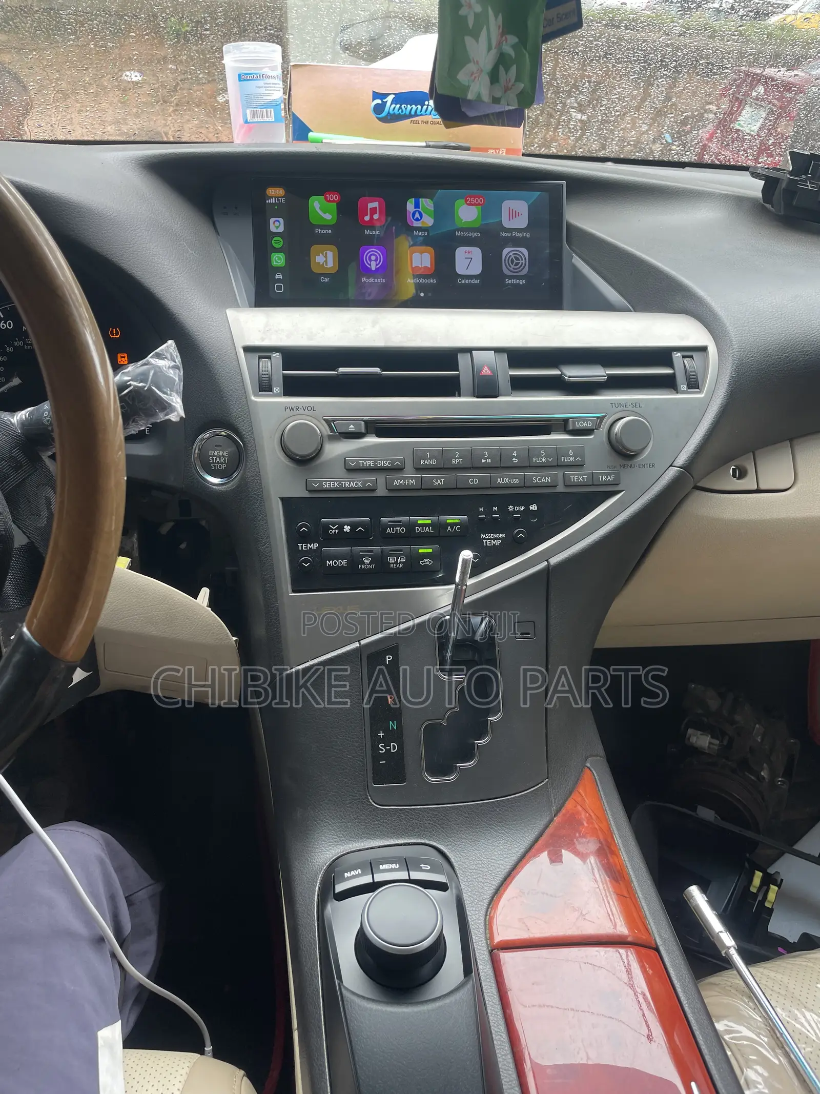 Rx350 Before After Installe Mouse Control With Apple CarPlay Screen