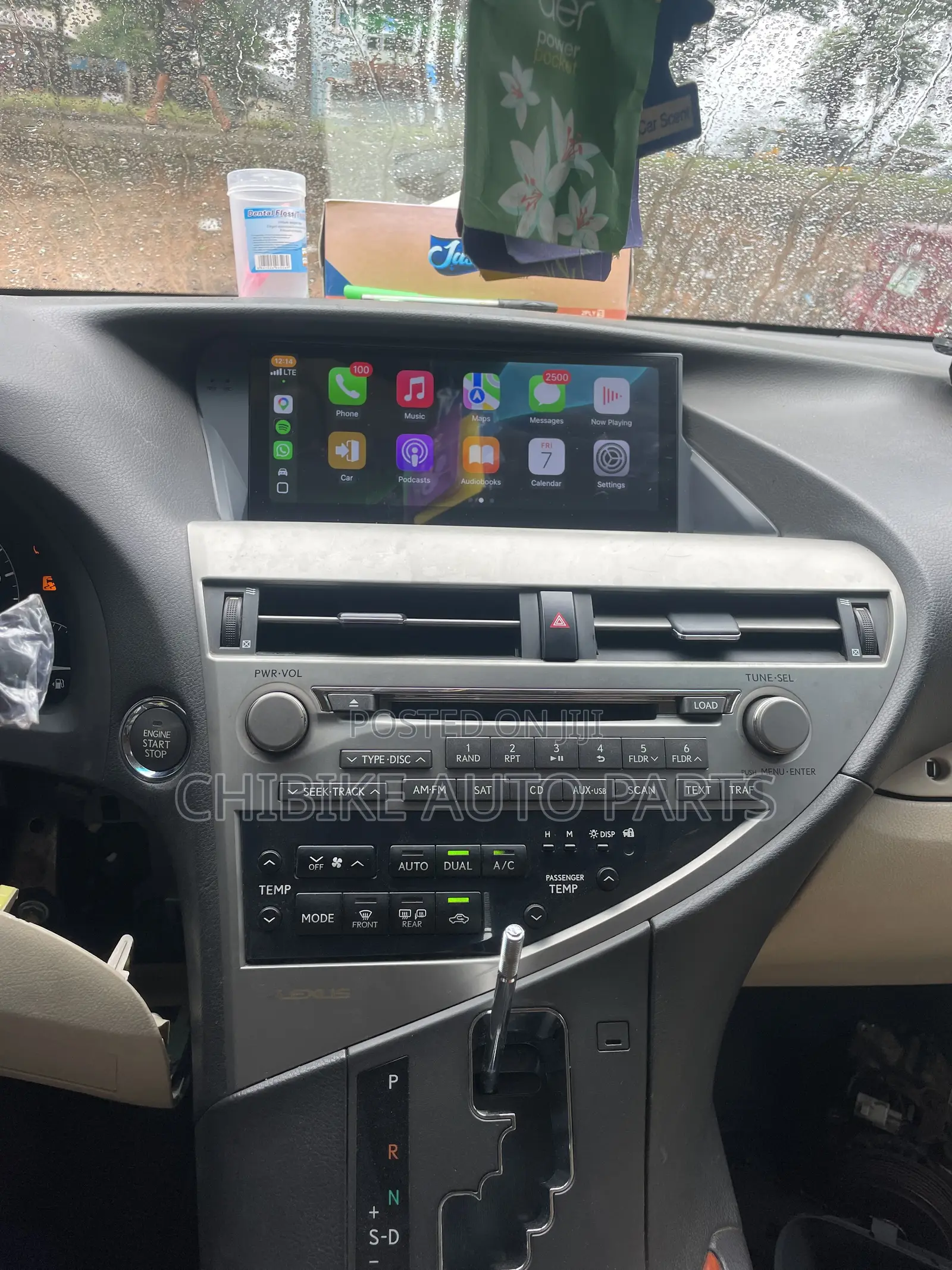 Rx350 Before After Installe Mouse Control With Apple CarPlay Screen