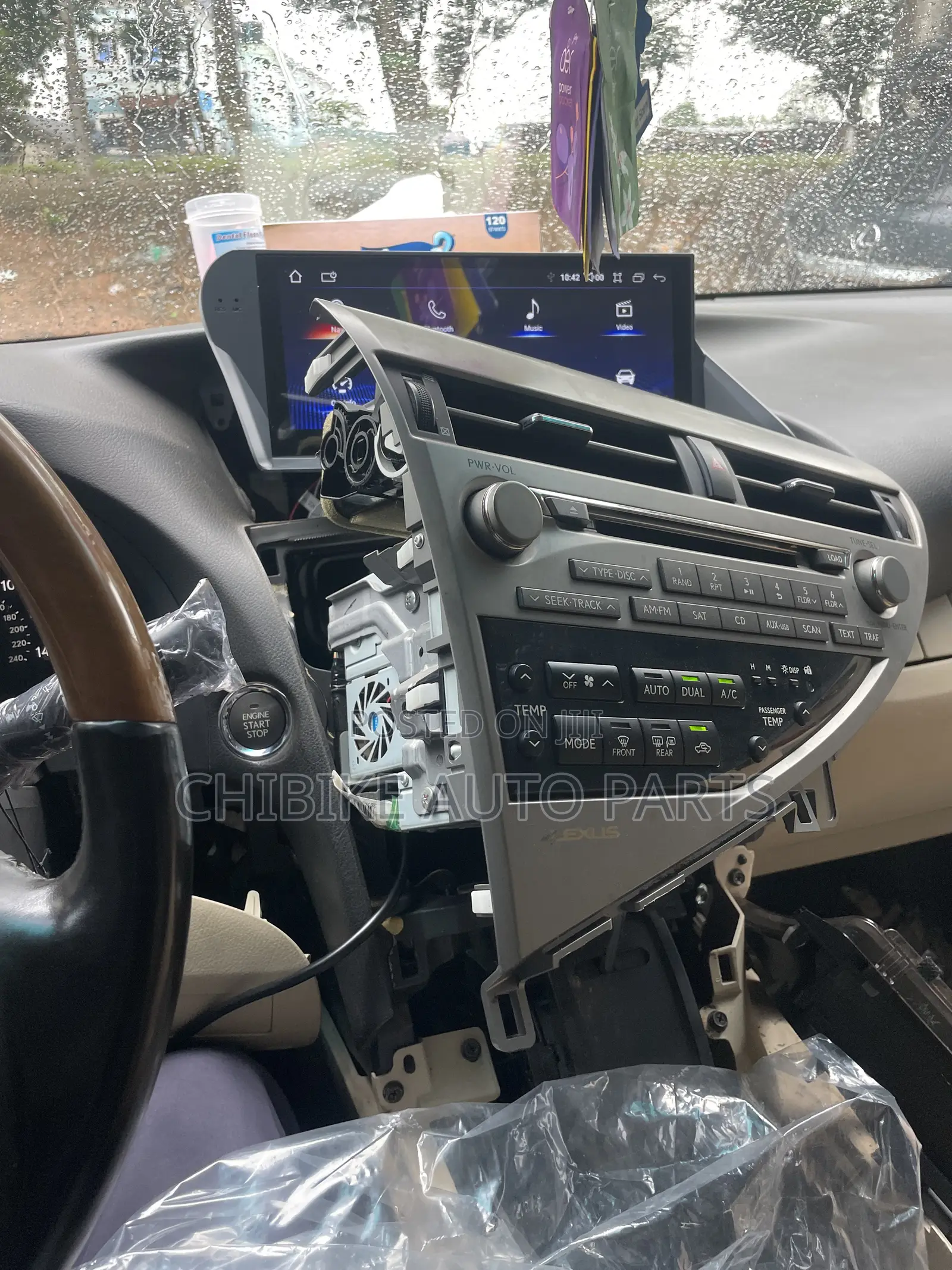 Rx350 Before After Installe Mouse Control With Apple CarPlay Screen