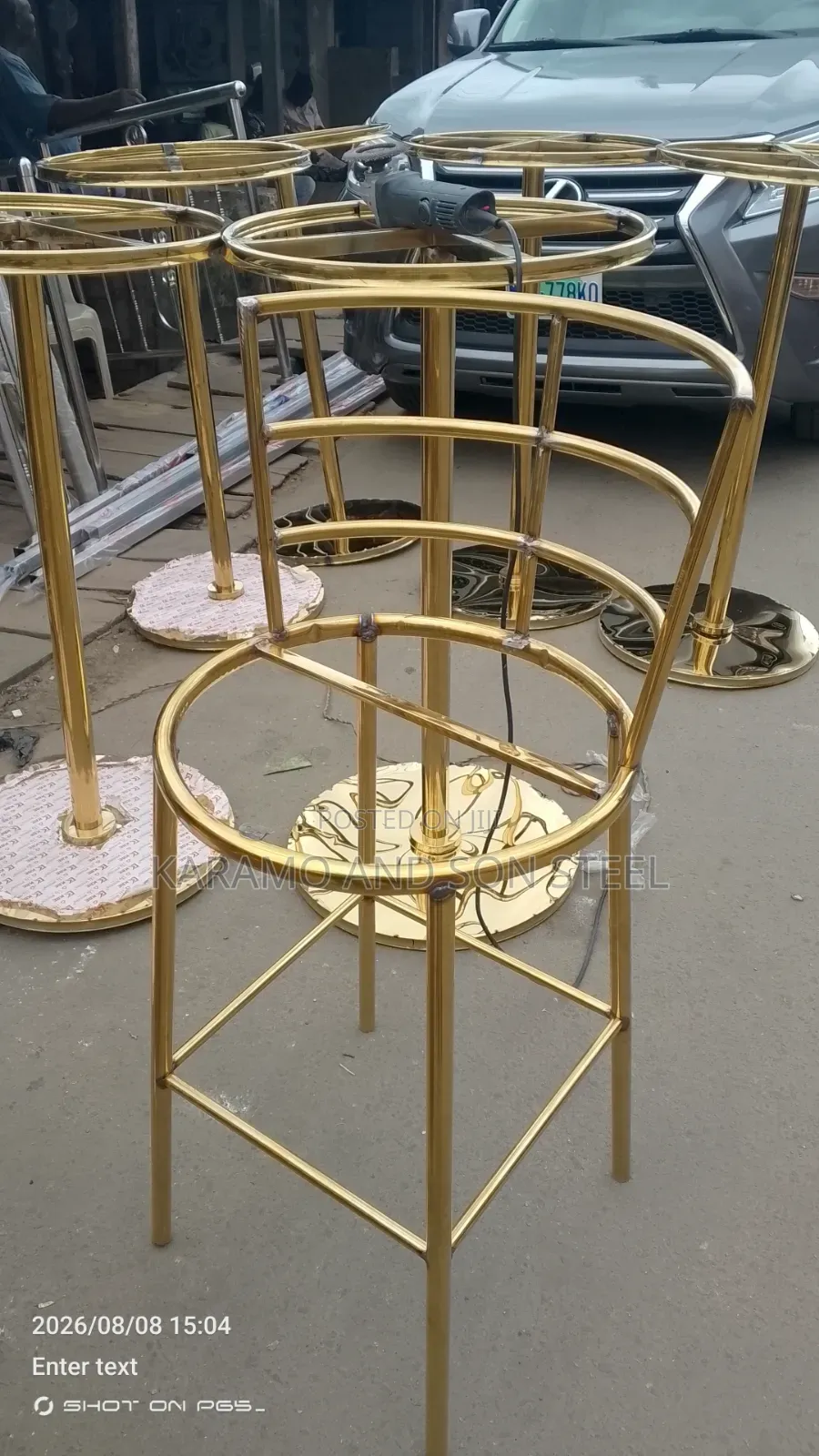 Stainless Steel Center Table