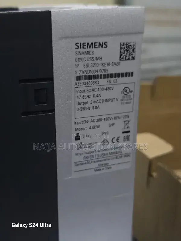 6sl3210-1ke18-8ab1| Siemens Sinamics G120c Compact AC Frequency Drives