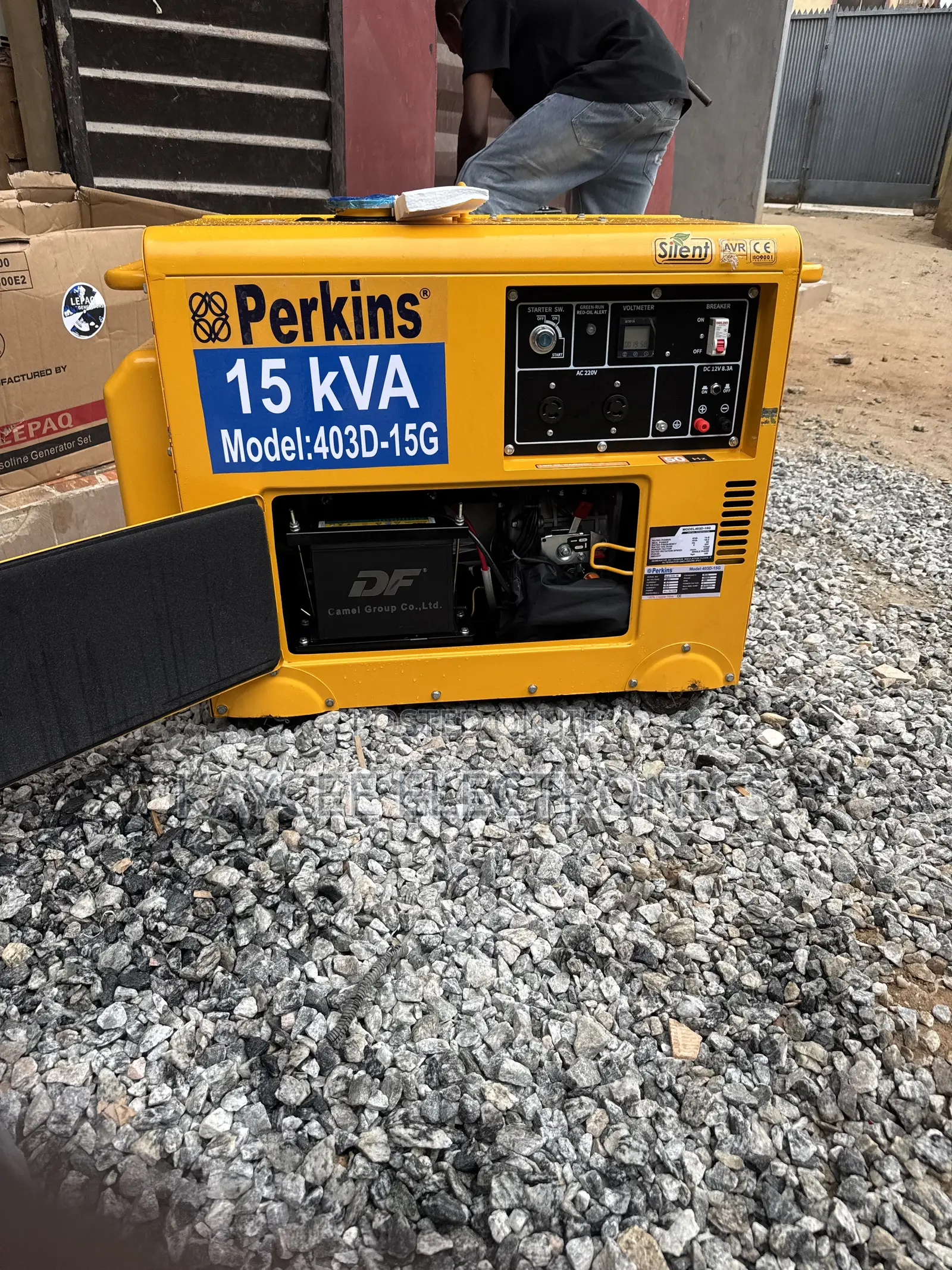 Perkins 15 Diesel Soundproof Generator With a Full  Copper