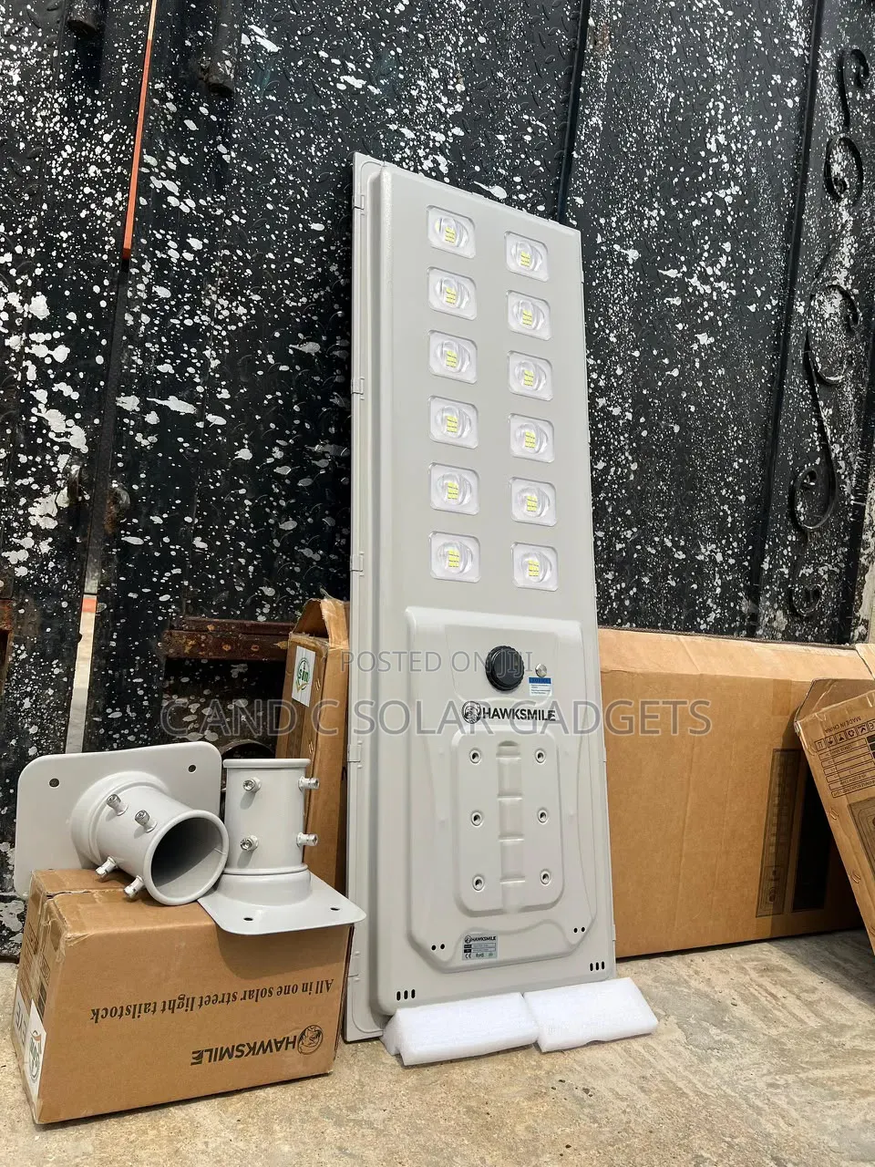 Hawksmile D100w Solar Streetlight 3years Warranty