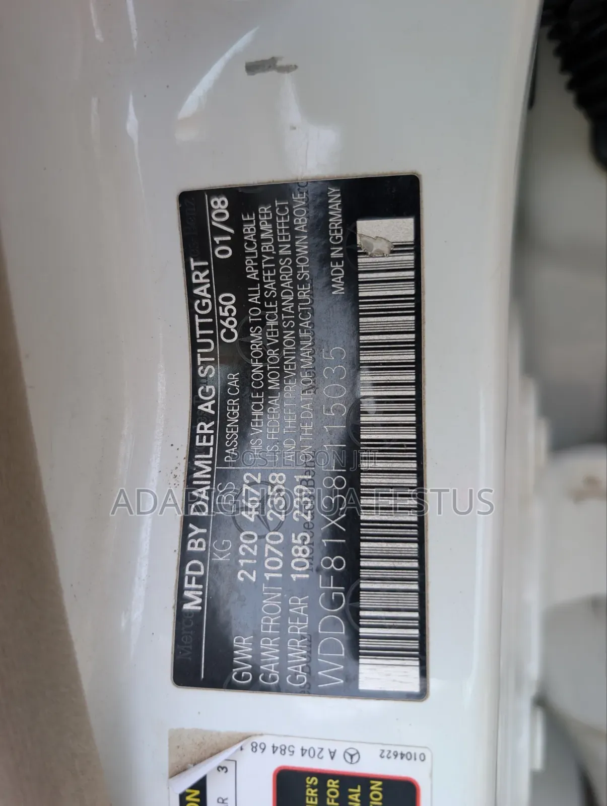 Mercedes-Benz C300 2009 White