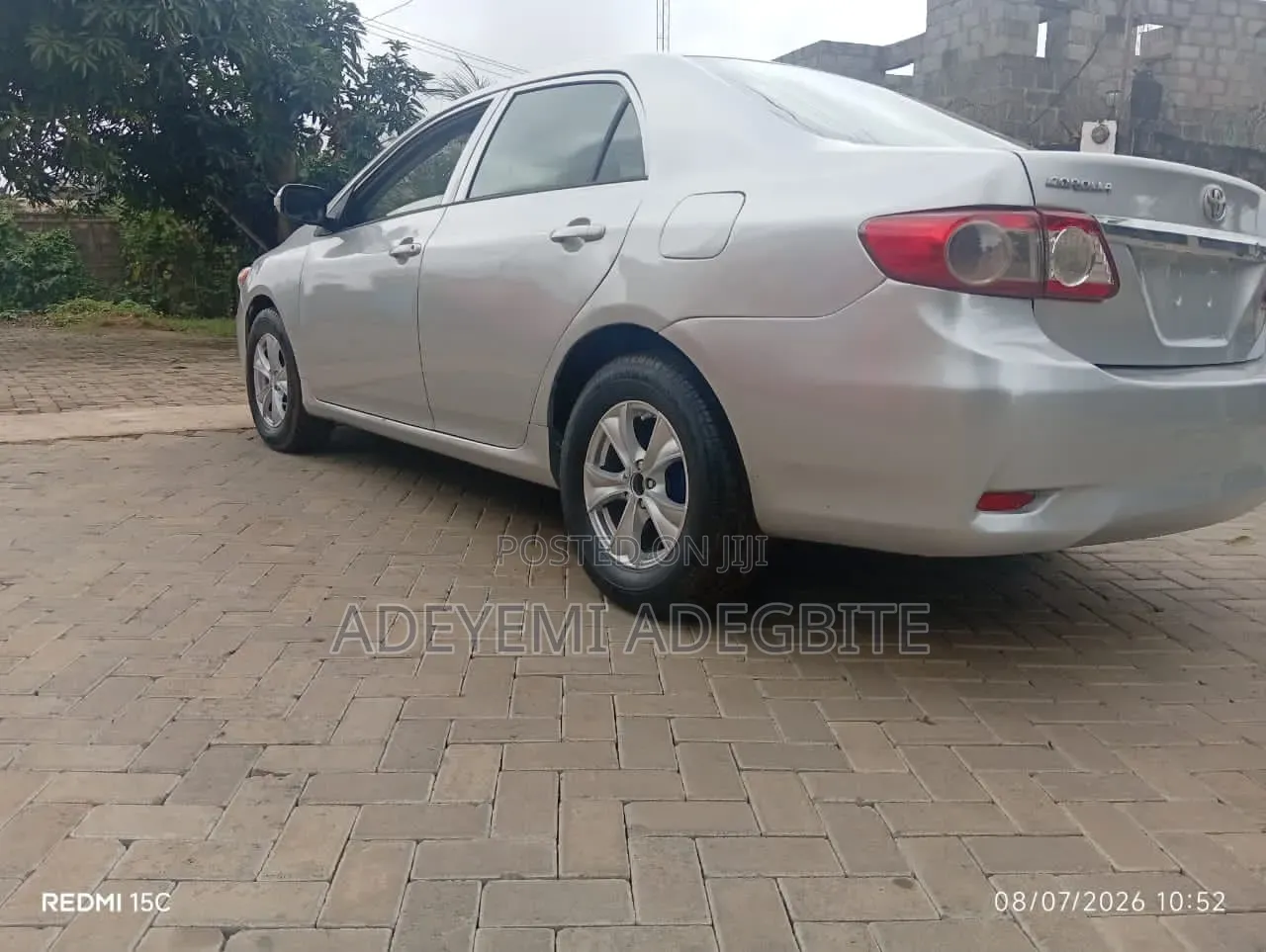 Toyota Corolla 2012 Silver