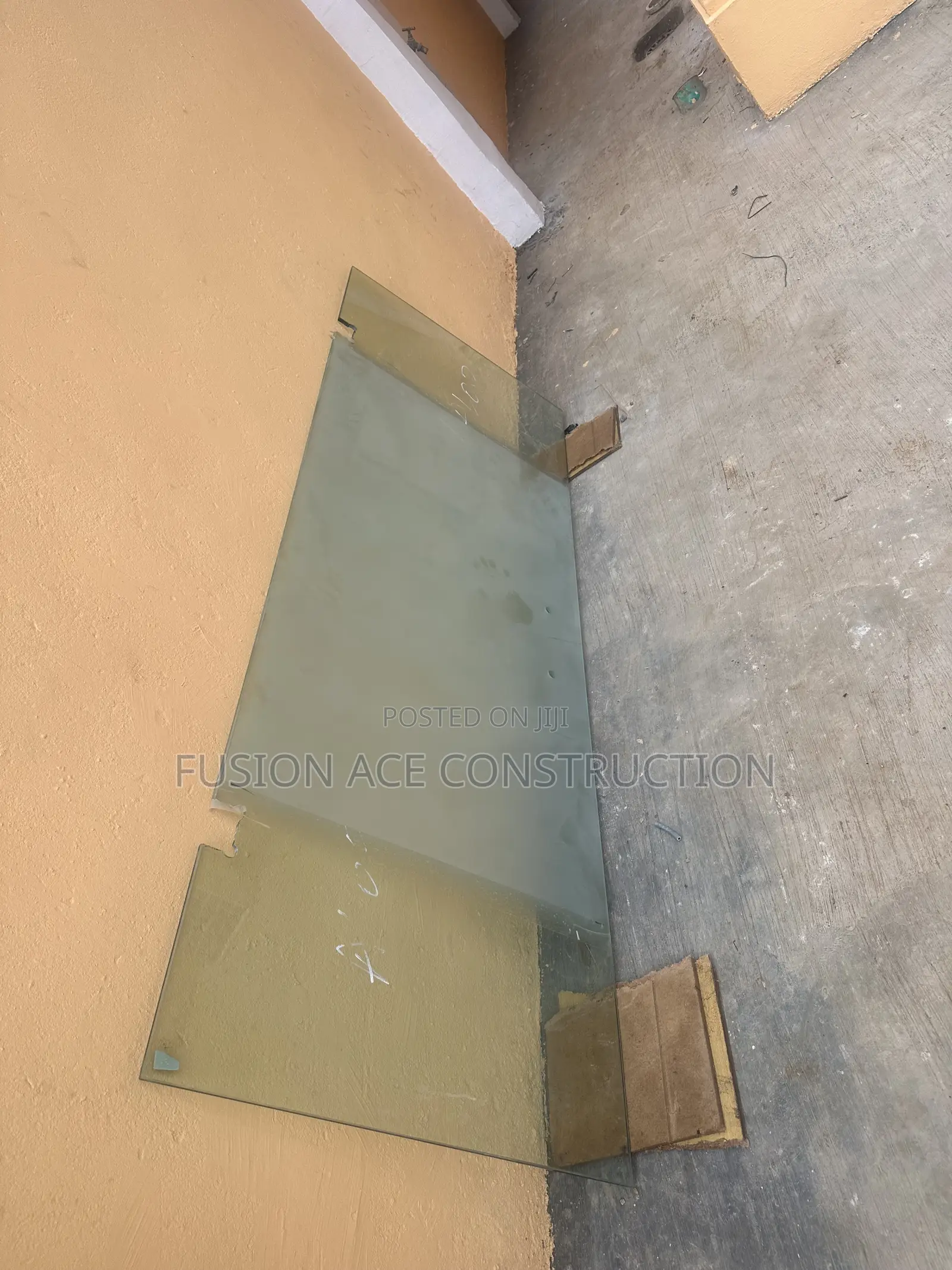 Frameless Frosted Glass Sliding Barn Door