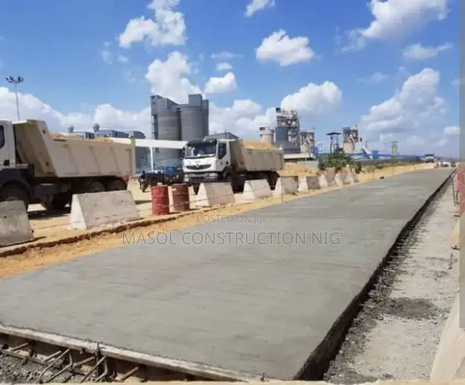Road Construction, Estate in Road, Grading, Asphalt, Paving Stones