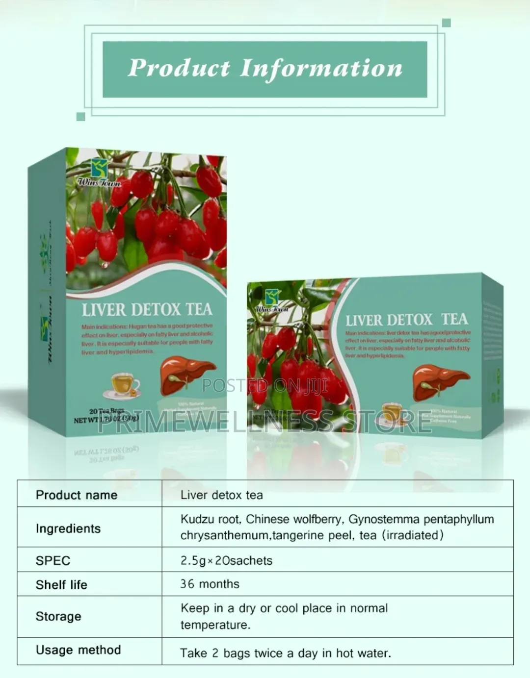Liver Detox Tea 20 Tea Bags