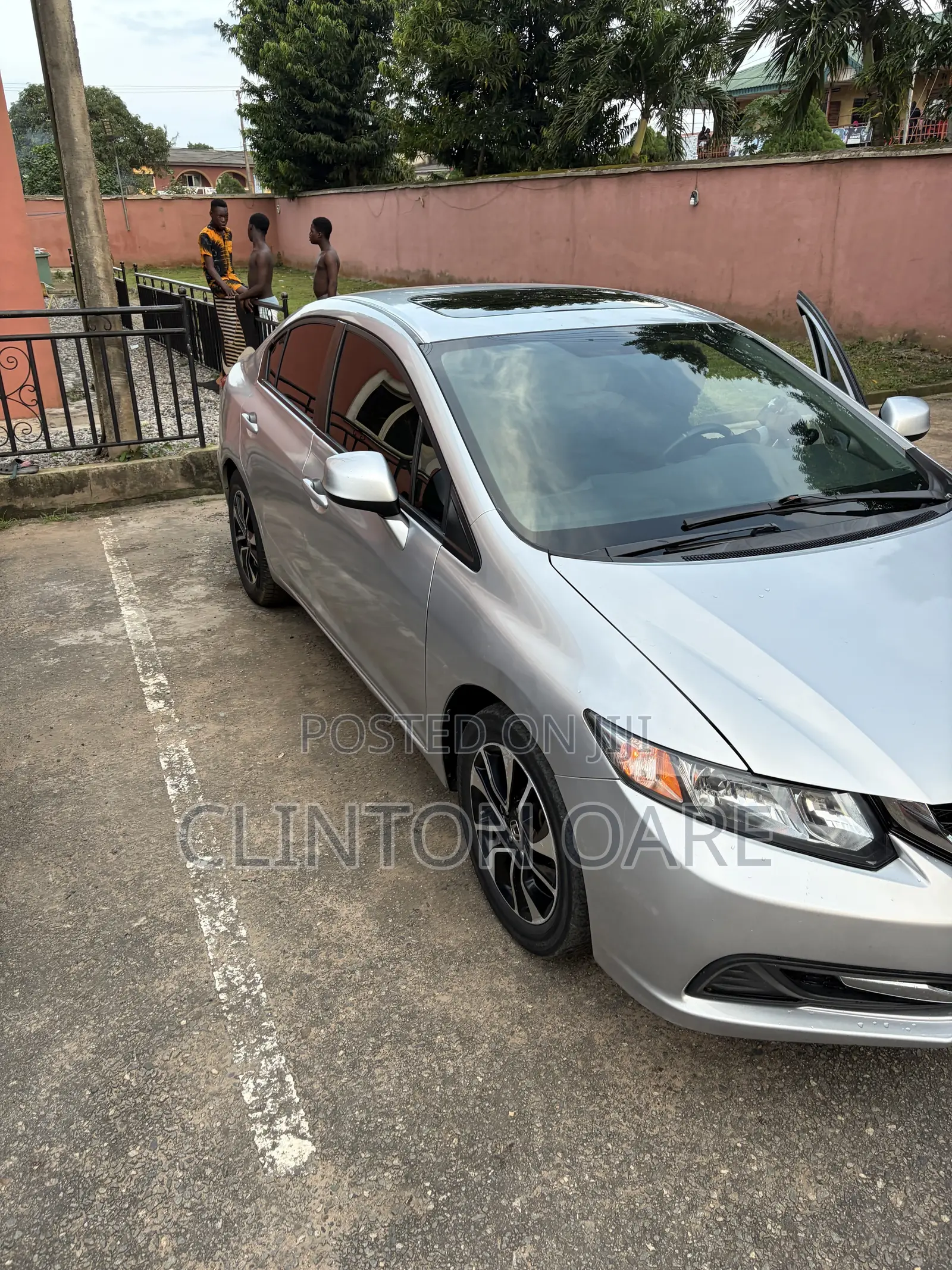 Honda Civic Sedan EX 2013 Silver