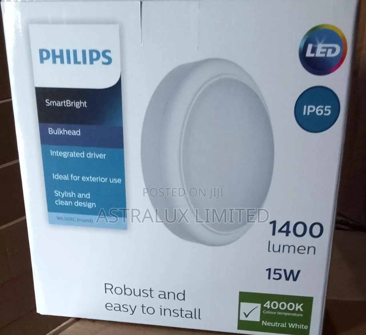 Philips 15w Round Bulkhead Wl008c