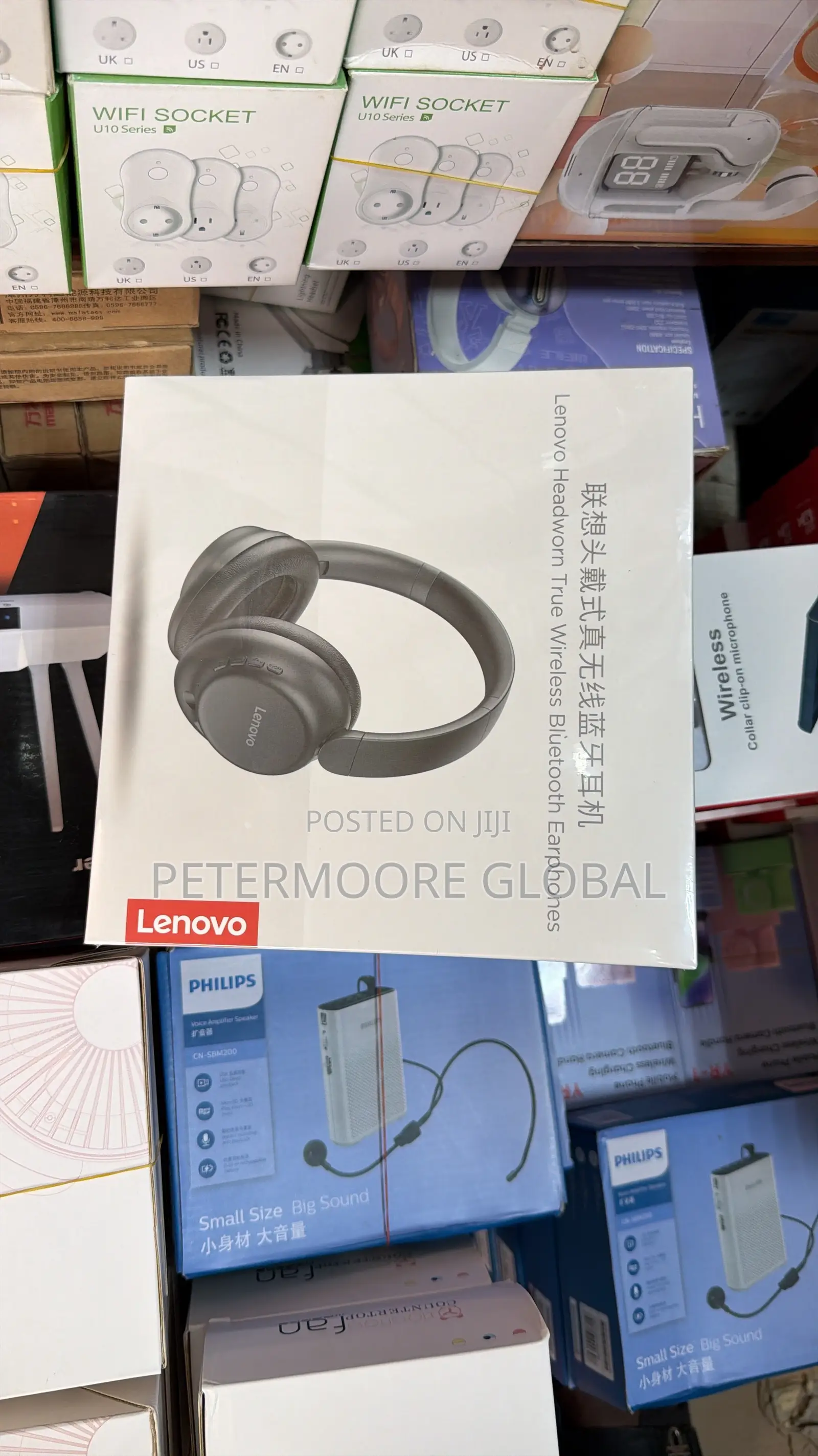 Lenovo Headworn Wireless Bluetooth Headset