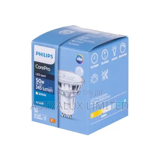 Philips CorePro LEDspot 4-50w GU10 830 36D DIM