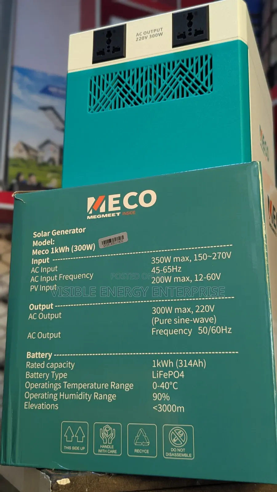 MECO 1kwh|300w Solar Energy Storage