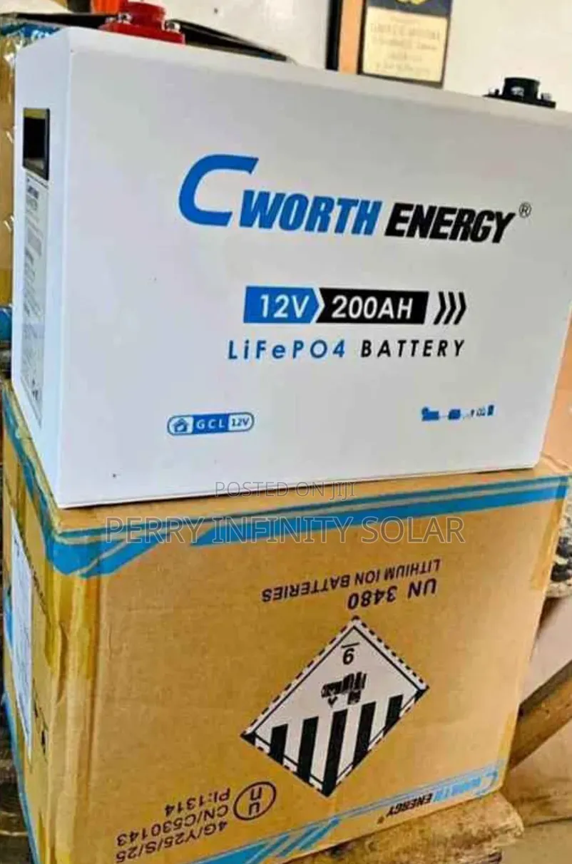 Cworth 12V 100Ah LiFePO4 Lithium Battery | Deep Cycle | Solar Backup
