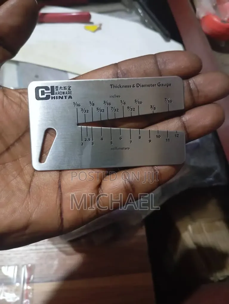 Stainless Steel Thickness and Diameter Gauge