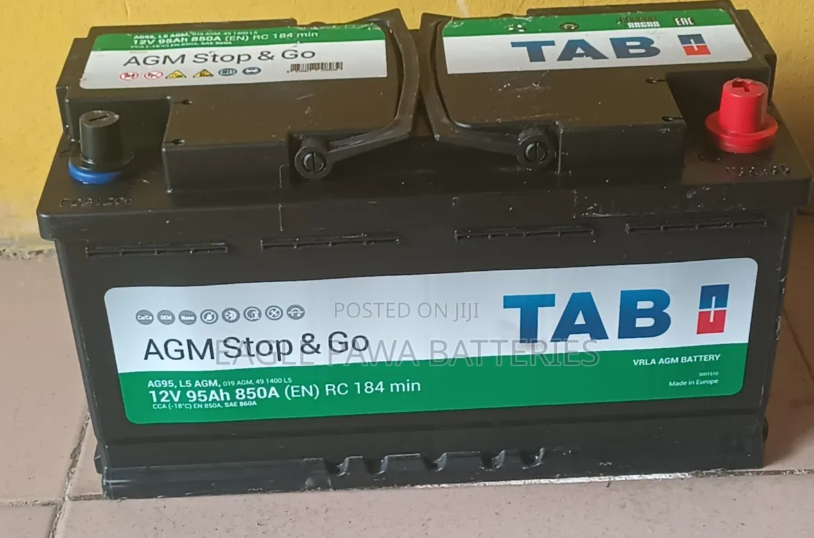 Tab AGM Battery 95ah 850ca