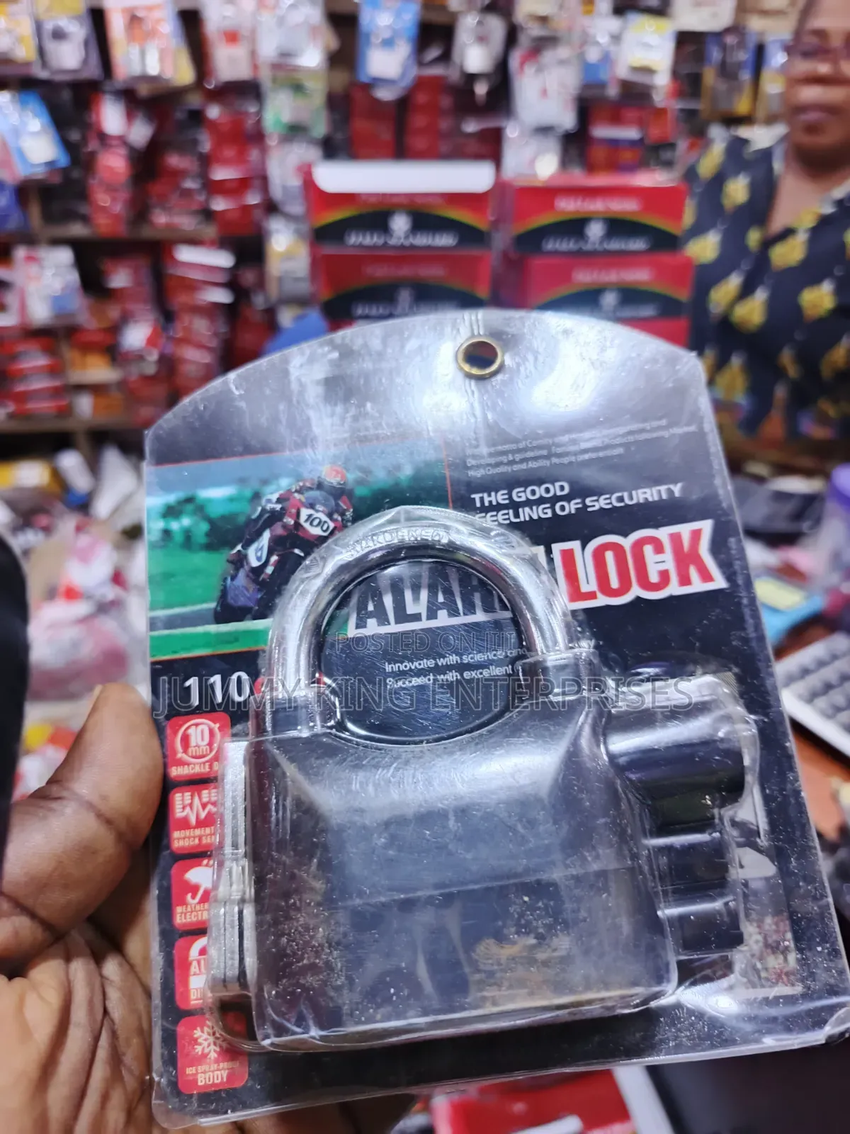 Alarm Padlock for Door/Motor/Bike/Car
