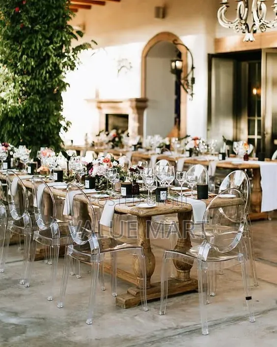 Rent Our Clear O Back Chair for Your Event