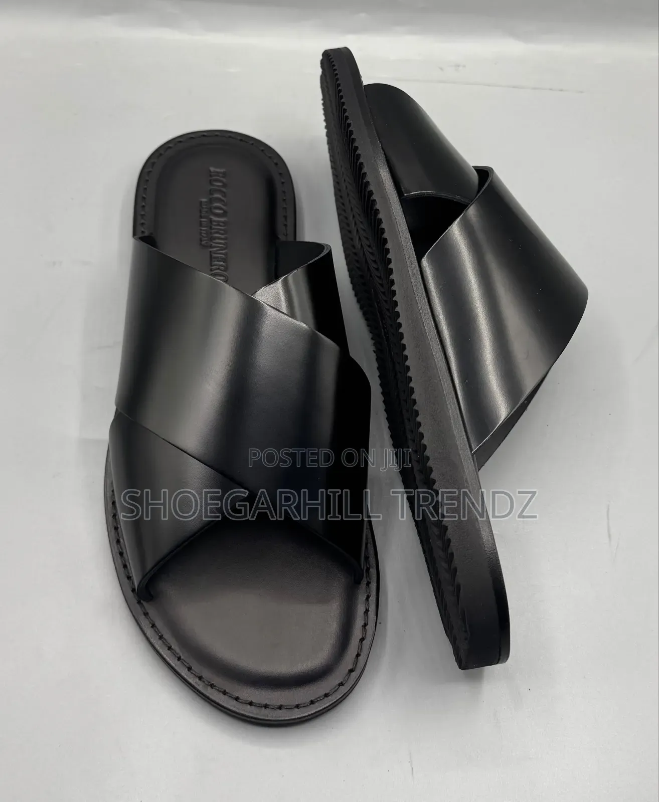Rocco Brunero Criss Cross Men Shoes | Genuine Leather|Everyday Comfort