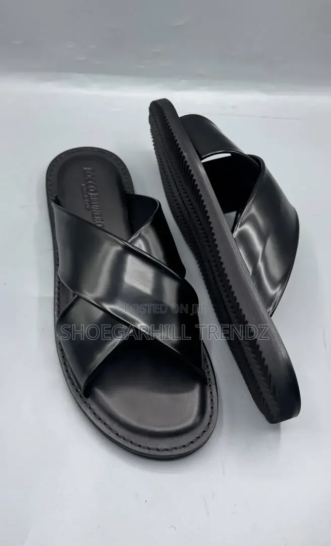 Rocco Brunero Criss Cross Men Shoes | Genuine Leather|Everyday Comfort