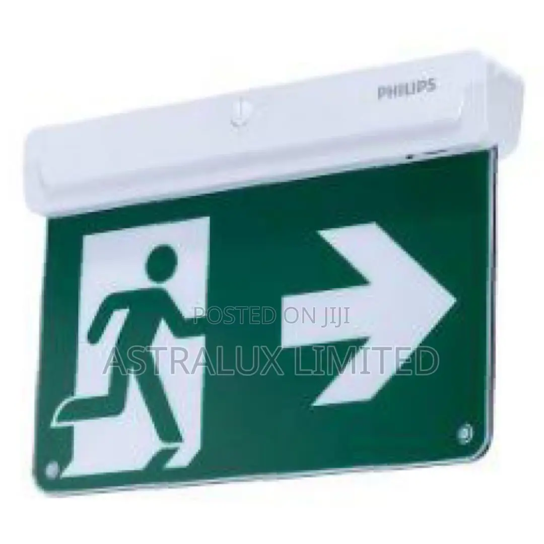 Emergency Light LED Exit Sign EM134C Emergency Razor With L R Legend