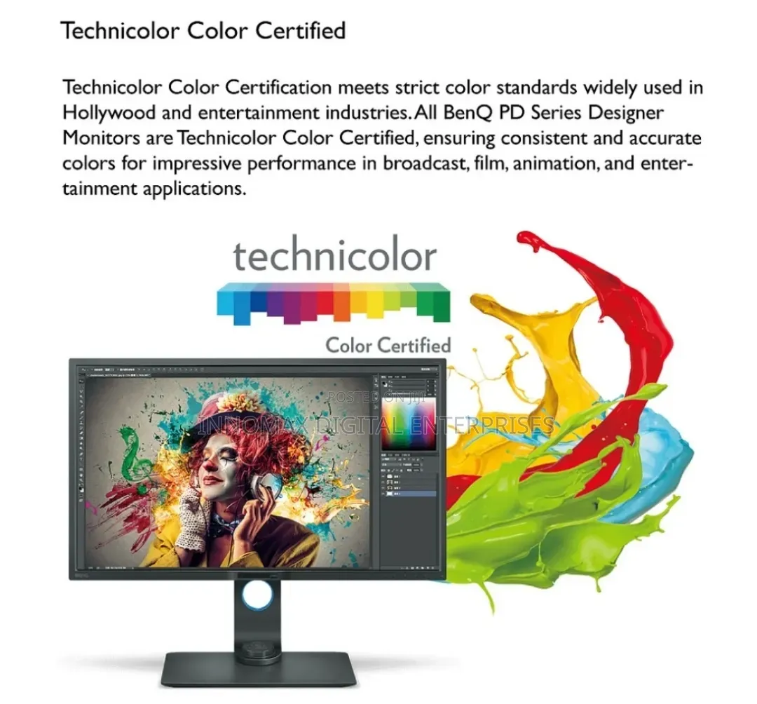 BenQ 32-Inch UHD Professional Monitor for Designers,video Editors