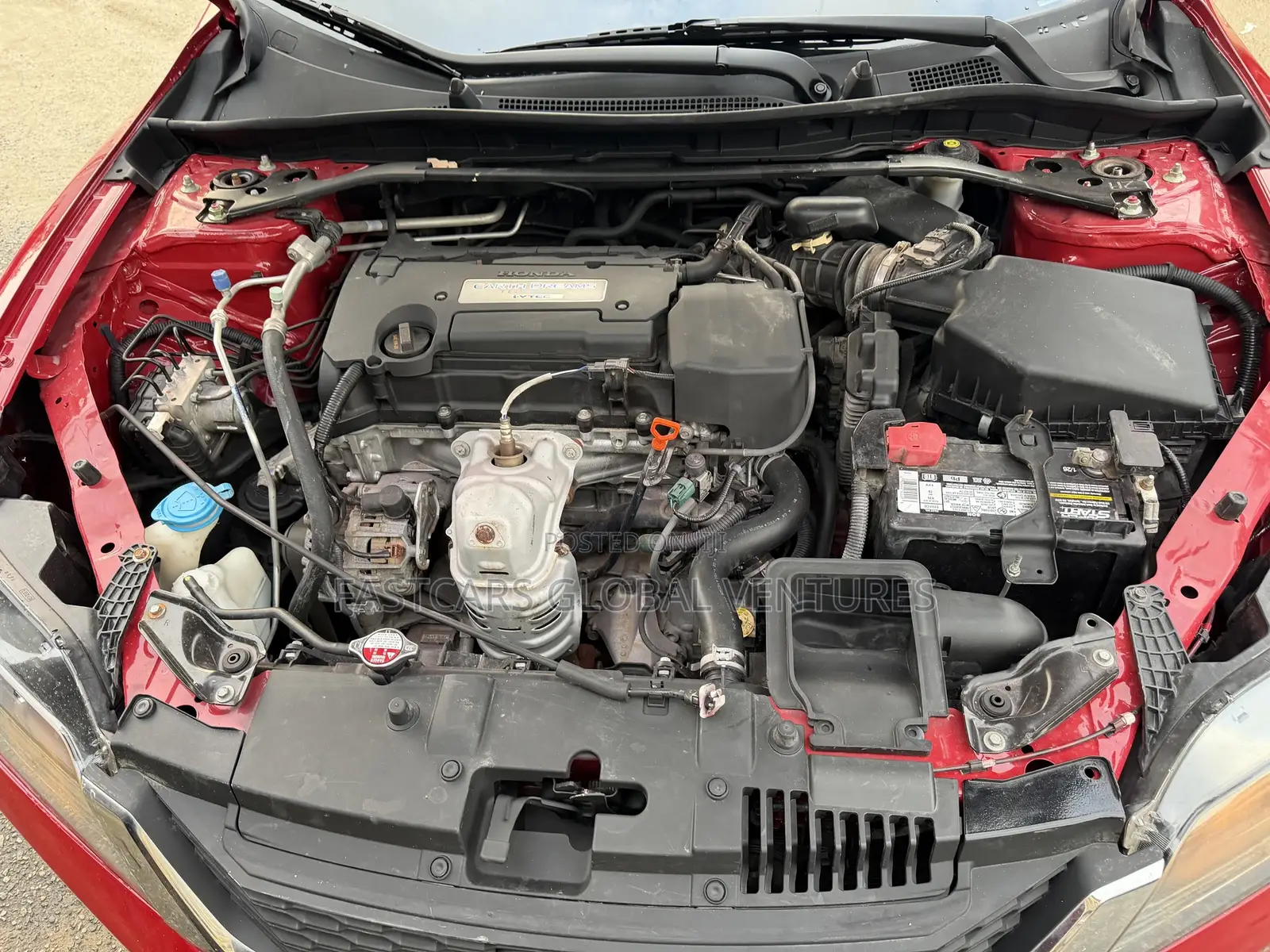 Honda Accord LX-S 2dr Coupe FWD (2.4L 4cyl 2A) 2016 Red