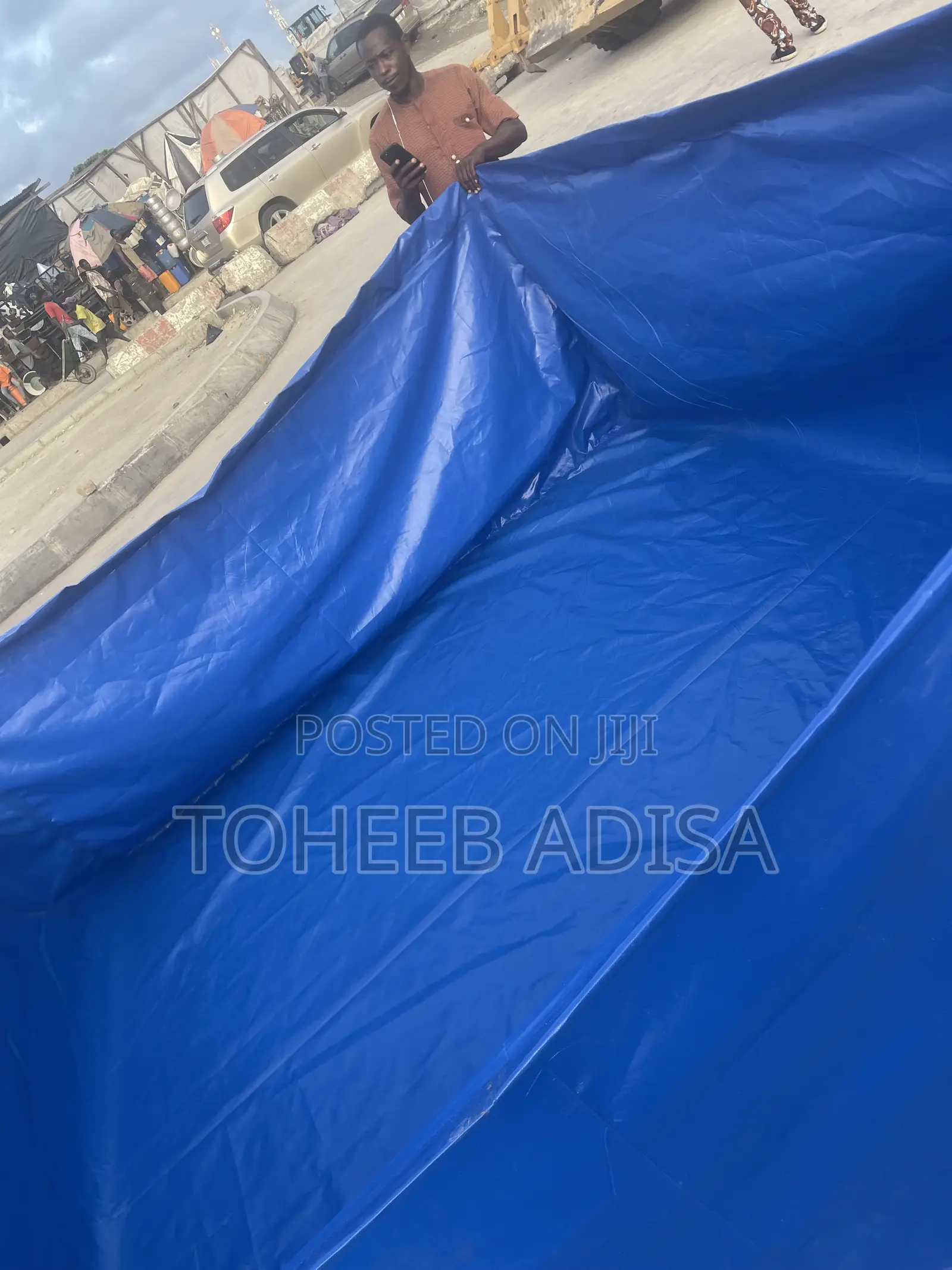 Tarpaulin Fish Pond 10feet By10feet