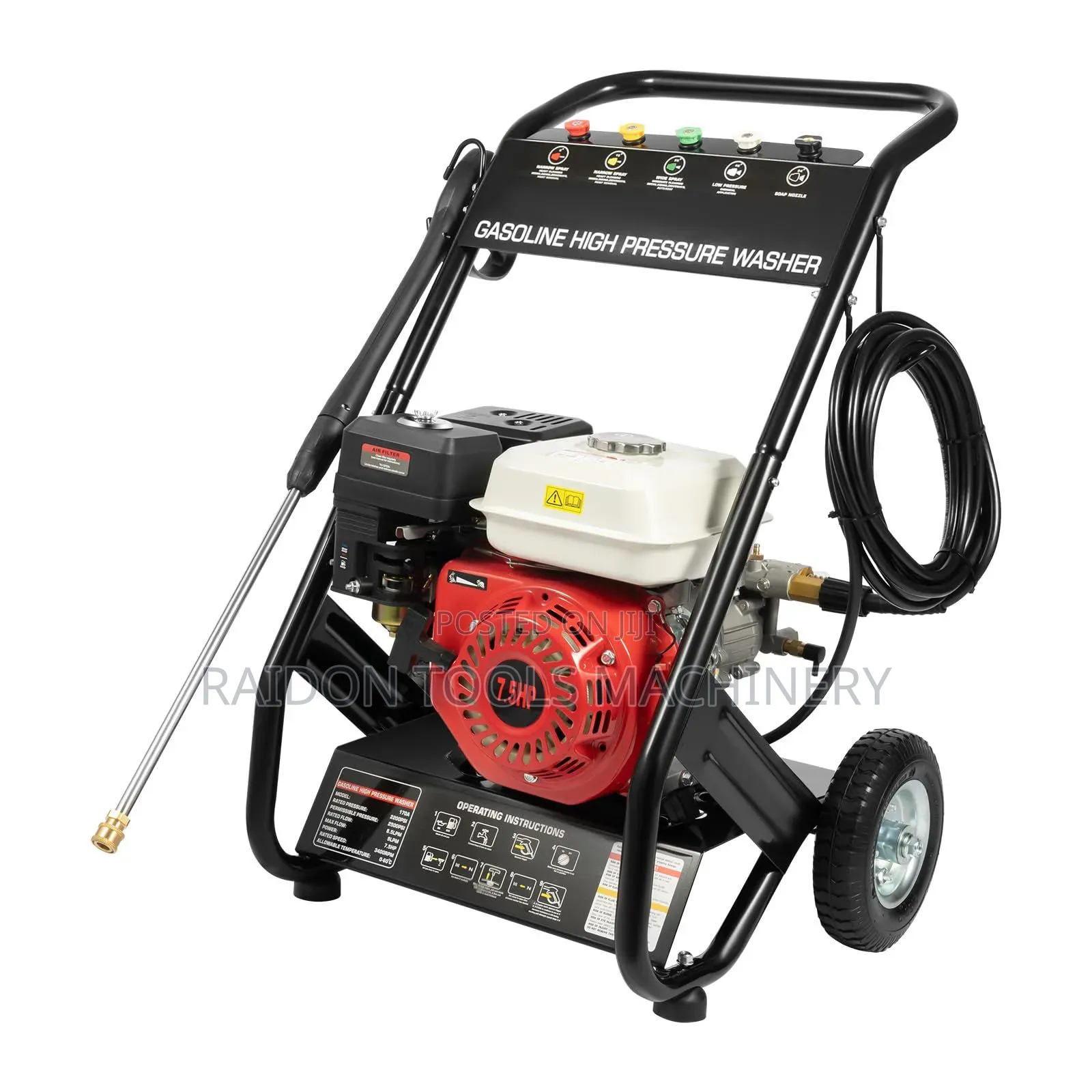 Pressure Washer, Worxflex 8 .0hp