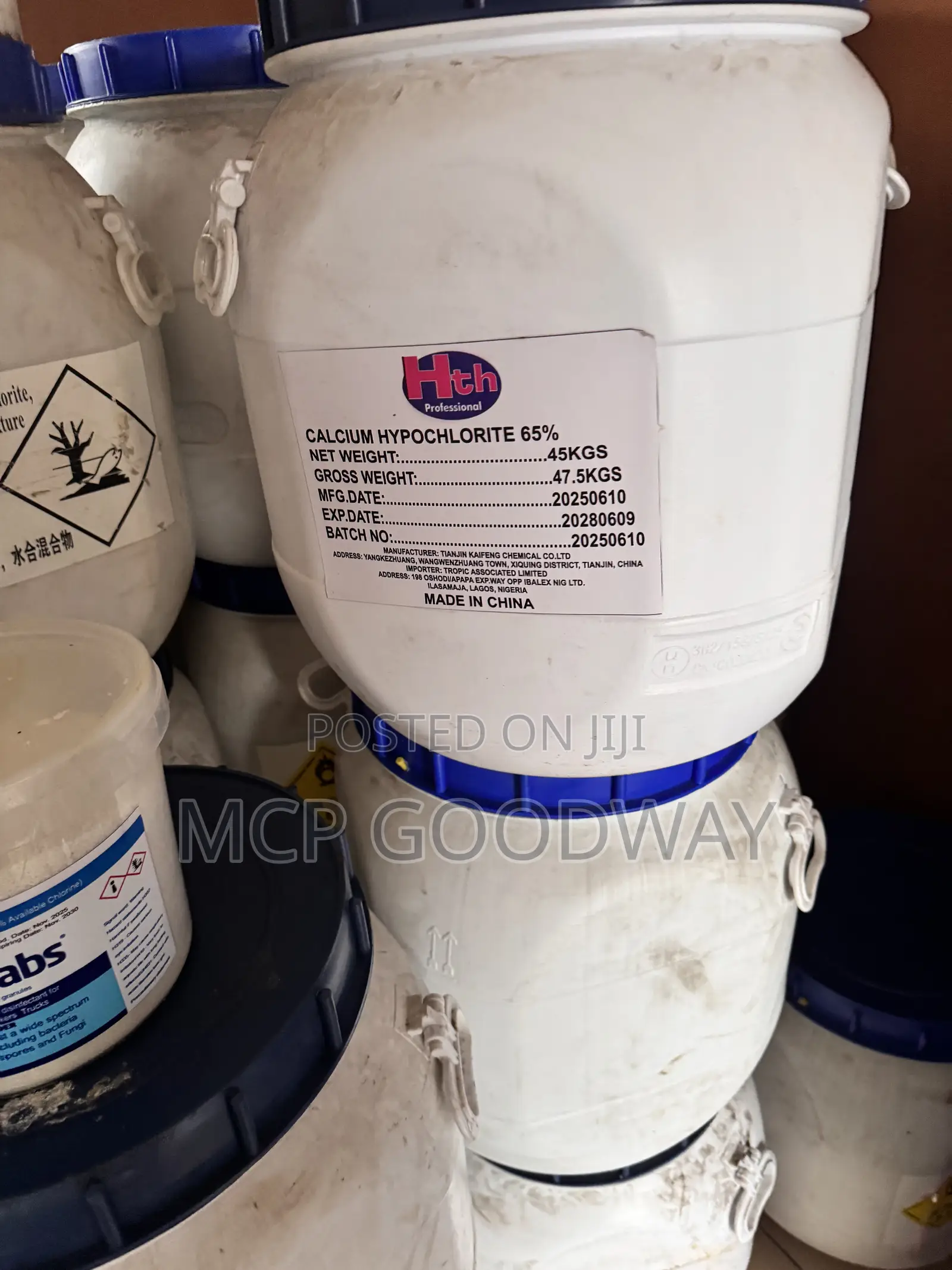 Calcium Hypochlorite Chlorine Powder 45kg