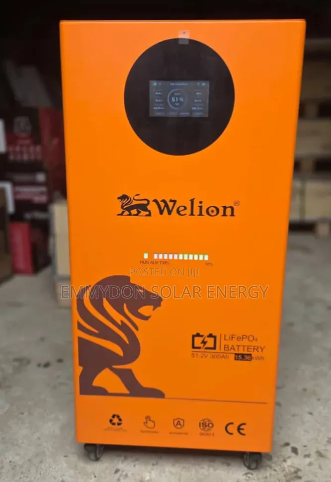 Welion Lithium Iron Battery 15kwh 51.2V