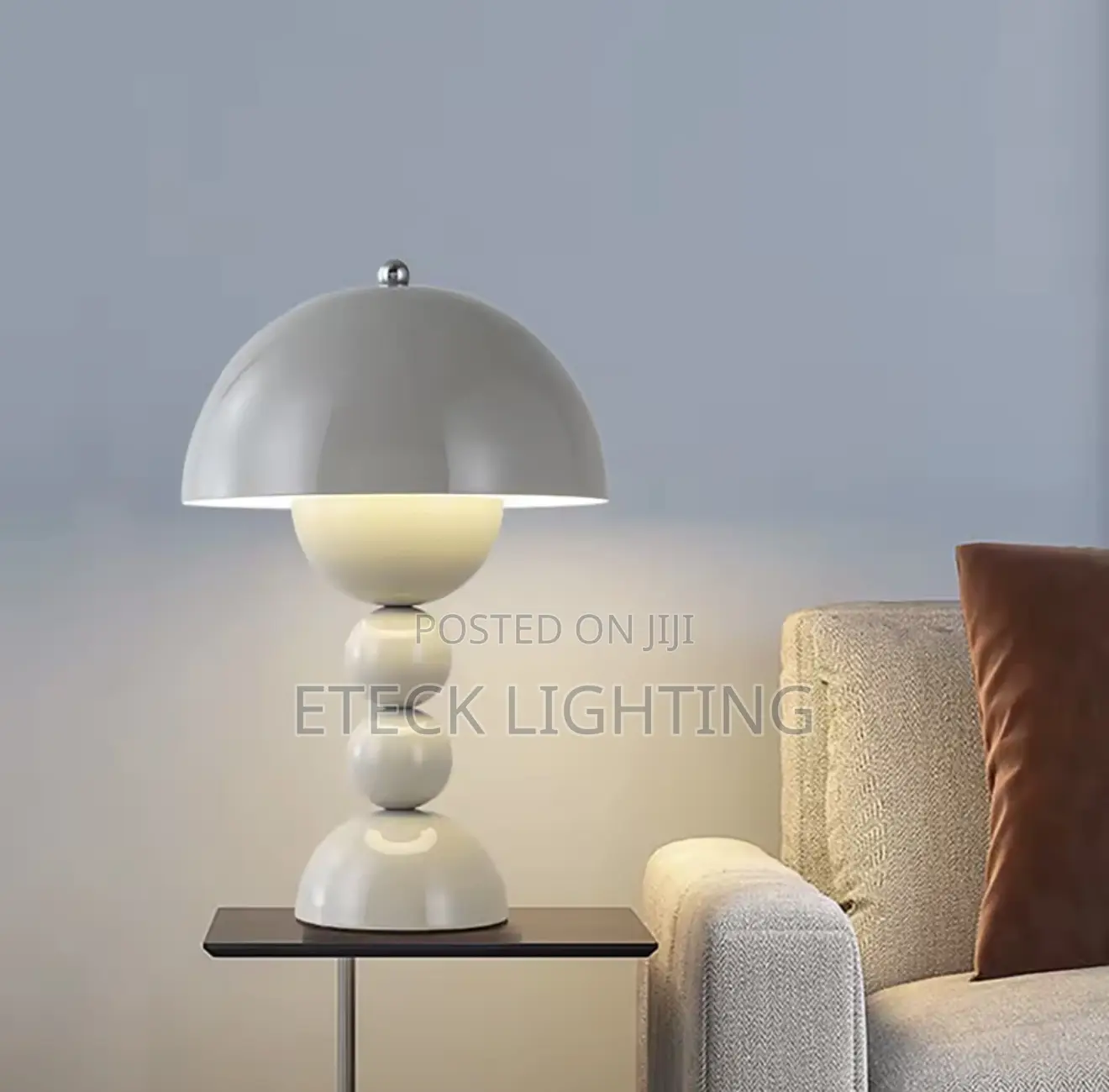 White Body Led Desk Bedside Home Decor Living Room Table Lamp