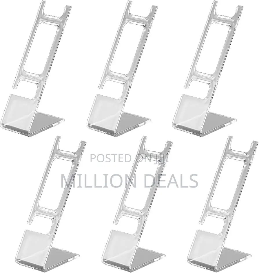 L-Shaped 12PCS Stand Plastic Wrist Watch Display Rack Holder