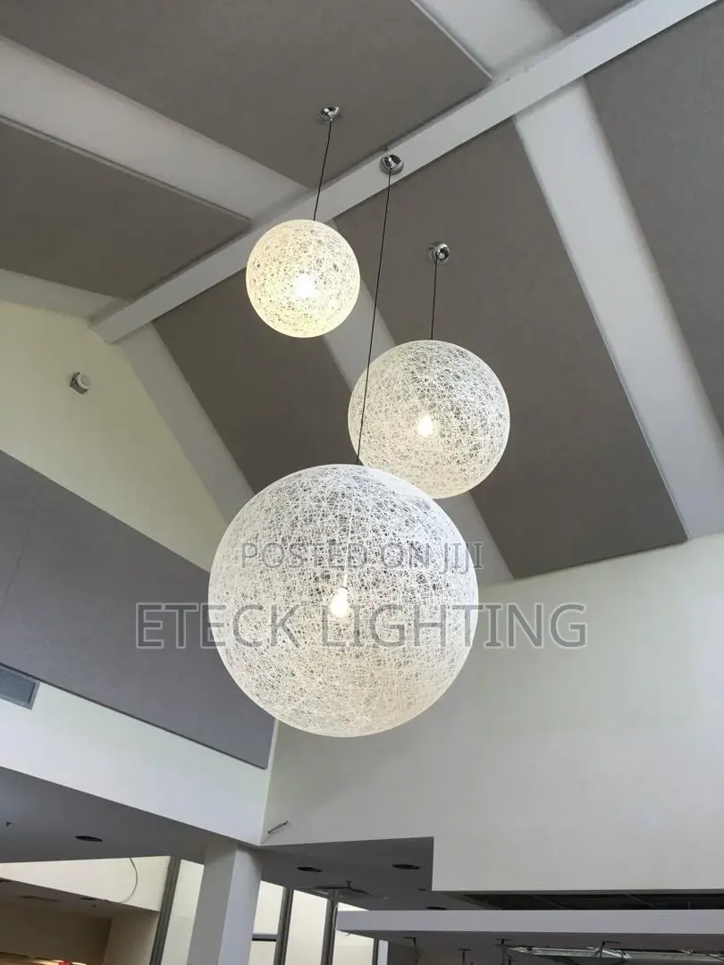 Modern Hemp Single Drop Chandelier Light