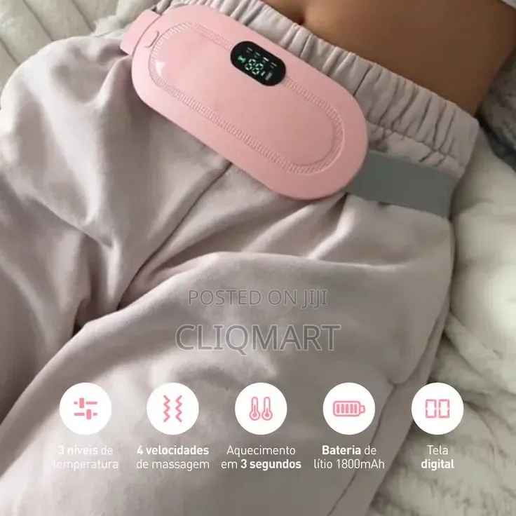 Menstrual Heating Pad Belt - Cordless Period Cramp Relief Massager