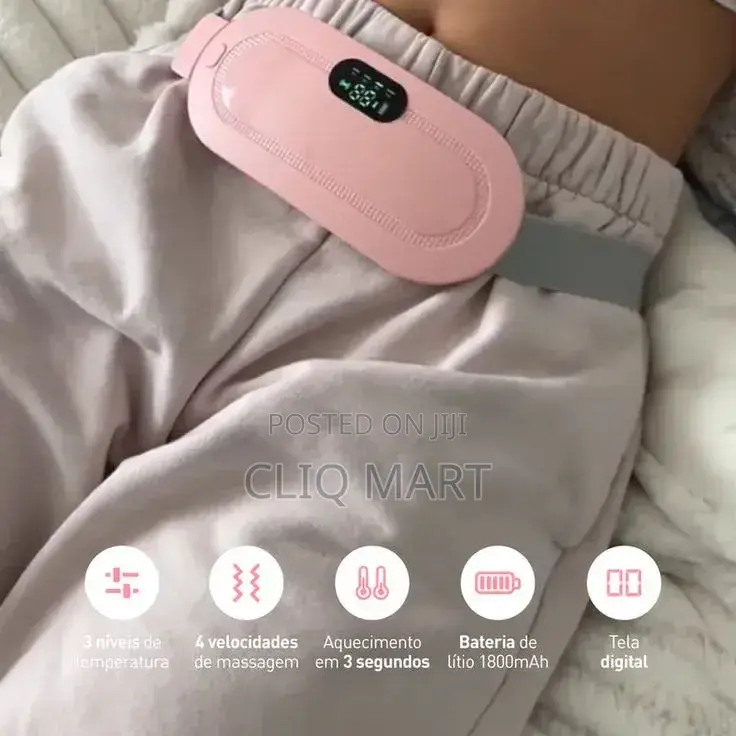 Menstrual Heating Pad Belt - Cordless Period Cramp Relief Massager