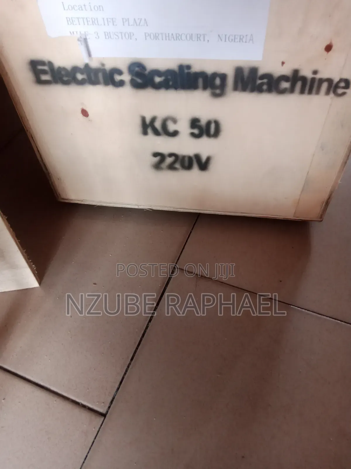 Electric Deck Scaling Machine KC 50