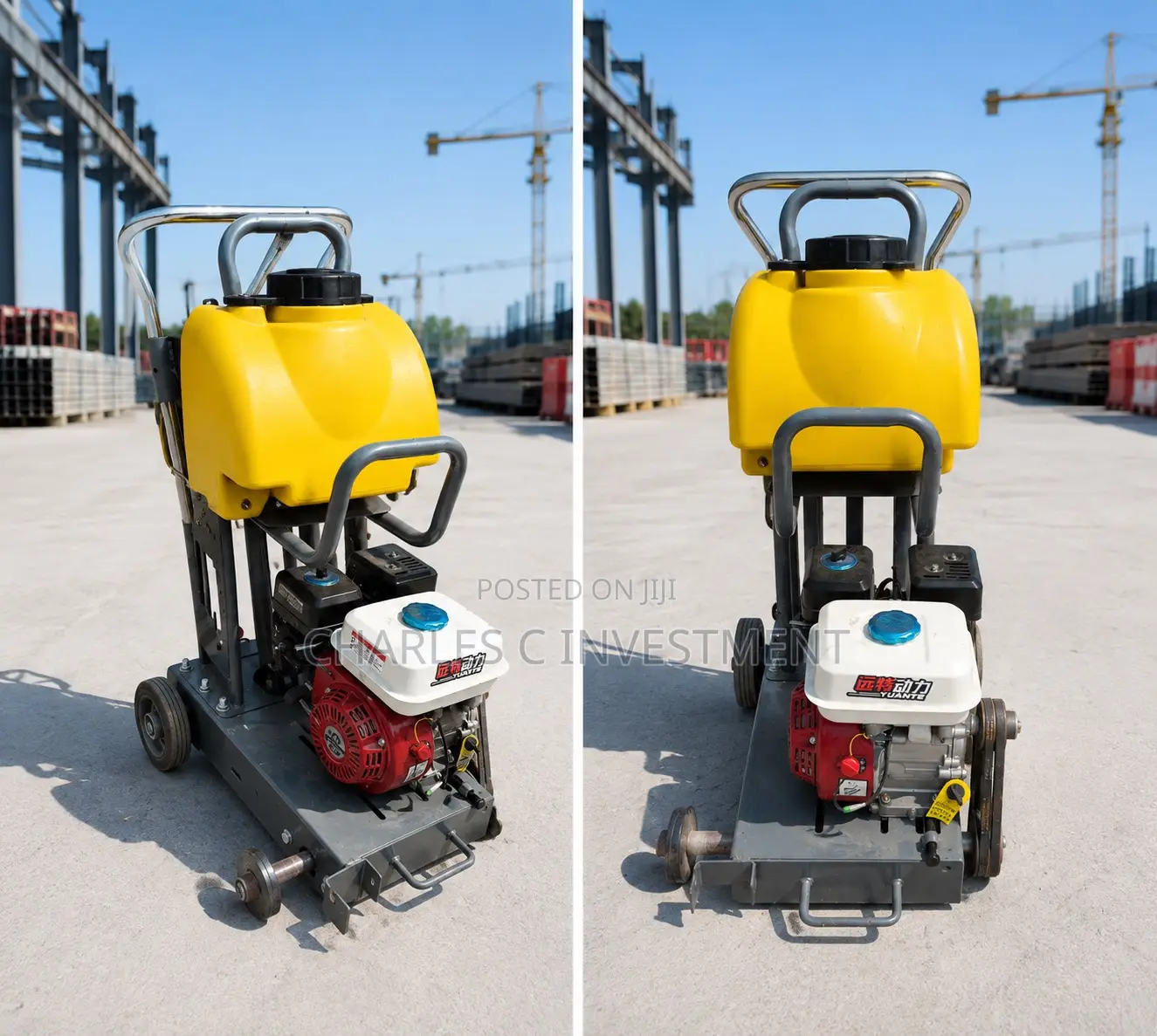 14-Inches Petrol Asphalt Concrete Road Cutting Machine