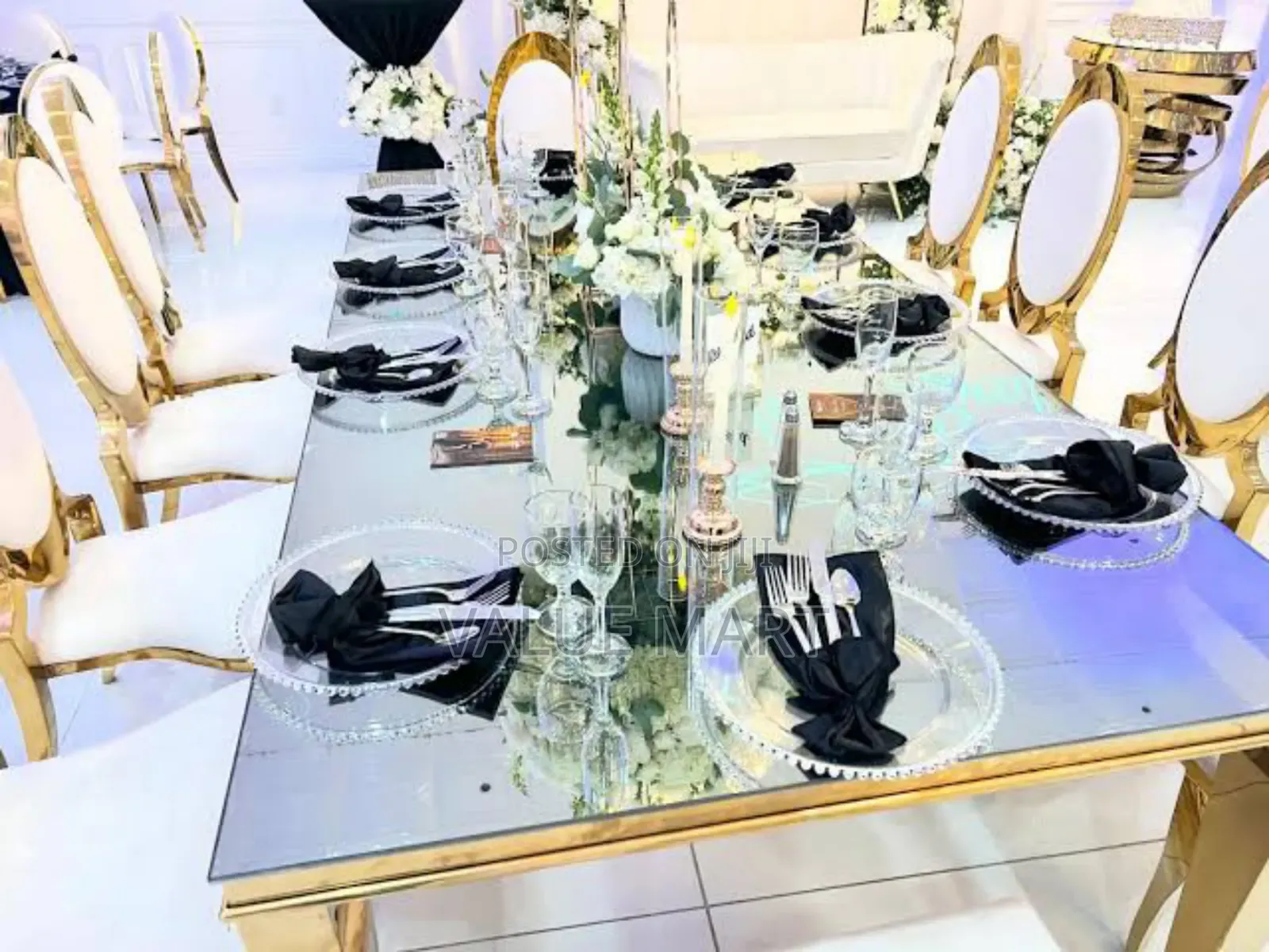 Vip Tables Chairs for Weddings E T C