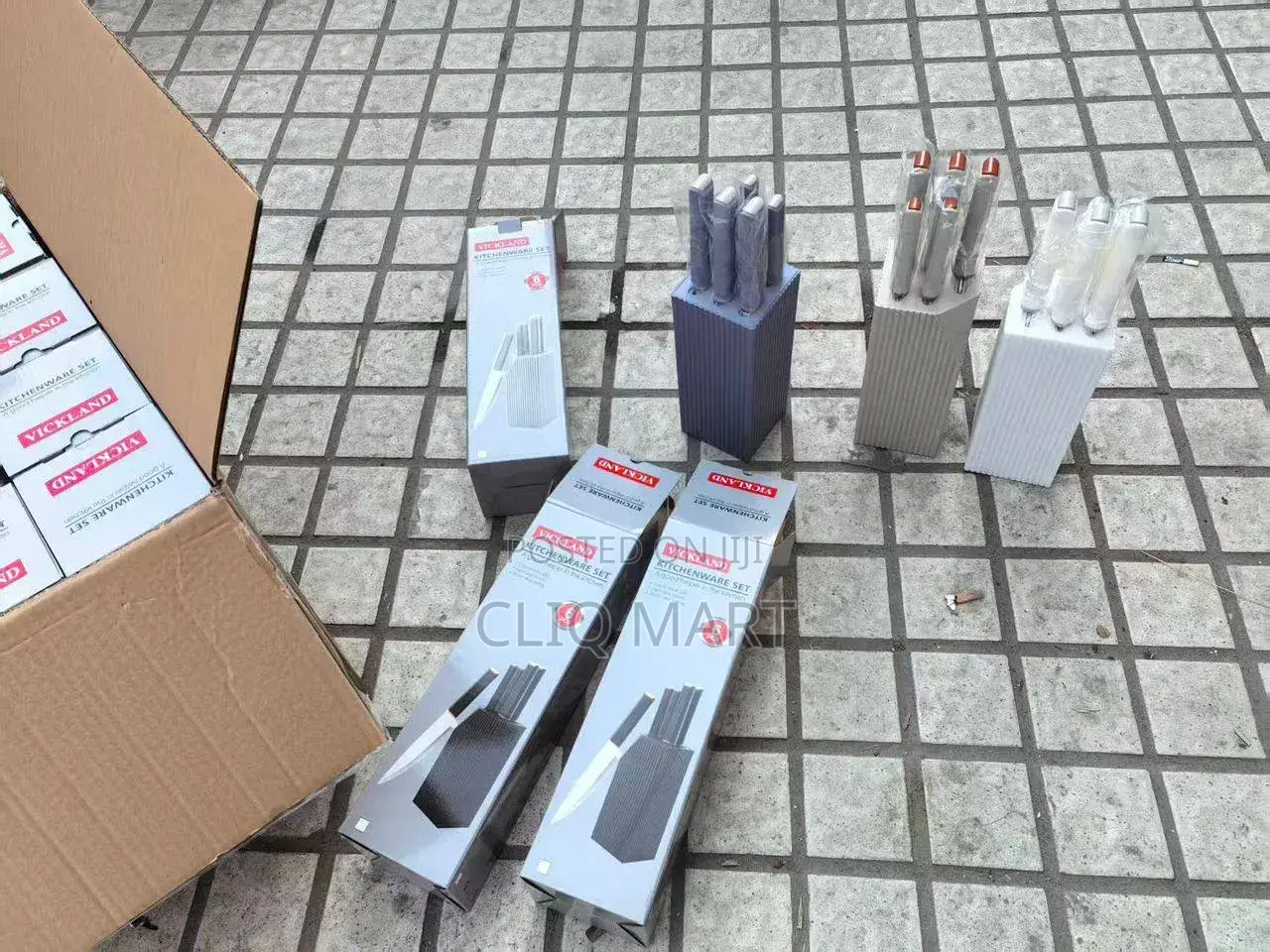 Vickland 6 Piece Kitchen Knife Set With Stand