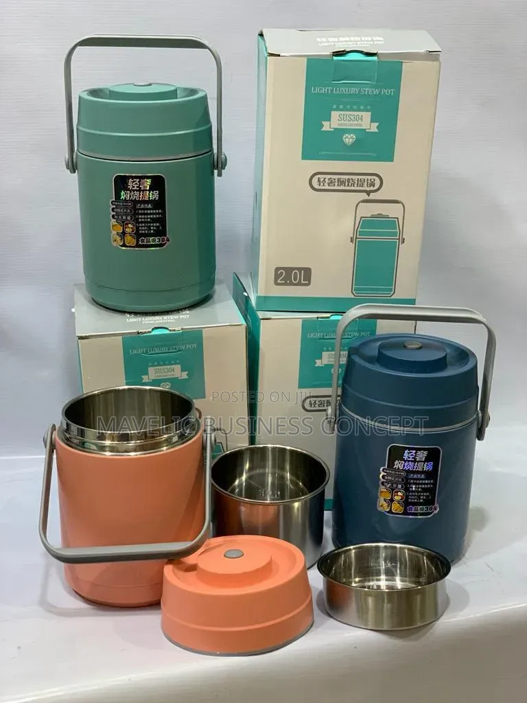 Food Flask 2.0 Litres Clam Pot