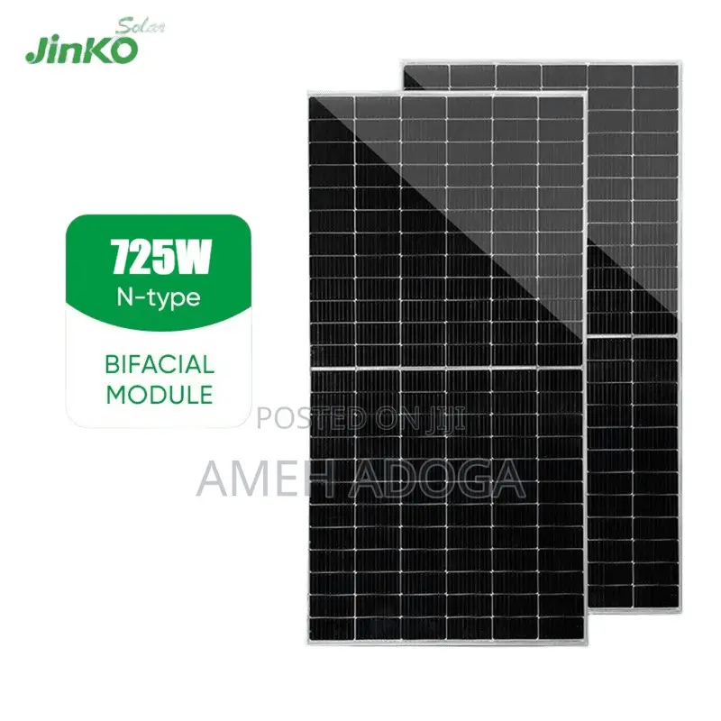 Jinko 725W Solar Panels- Bifacial