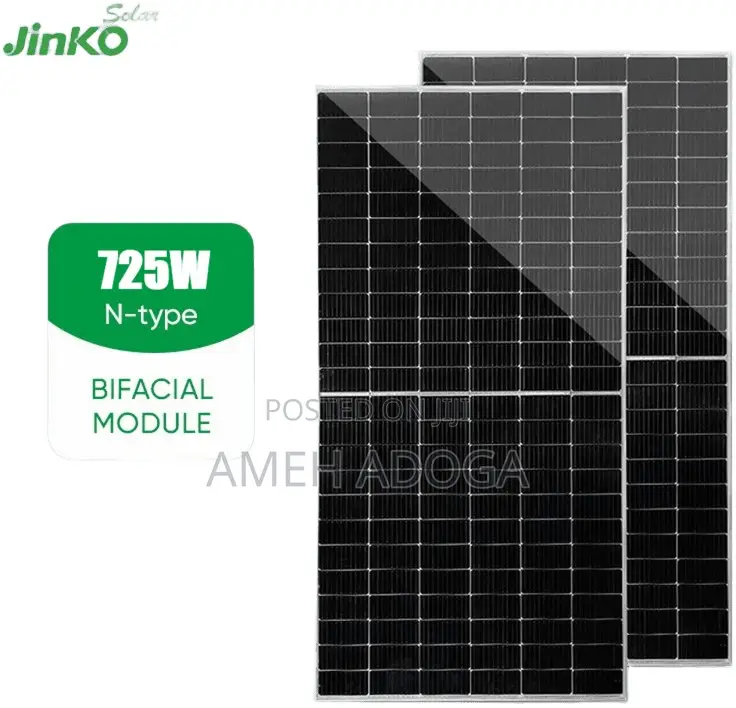 Jinko 725W Solar Panels- Bifacial